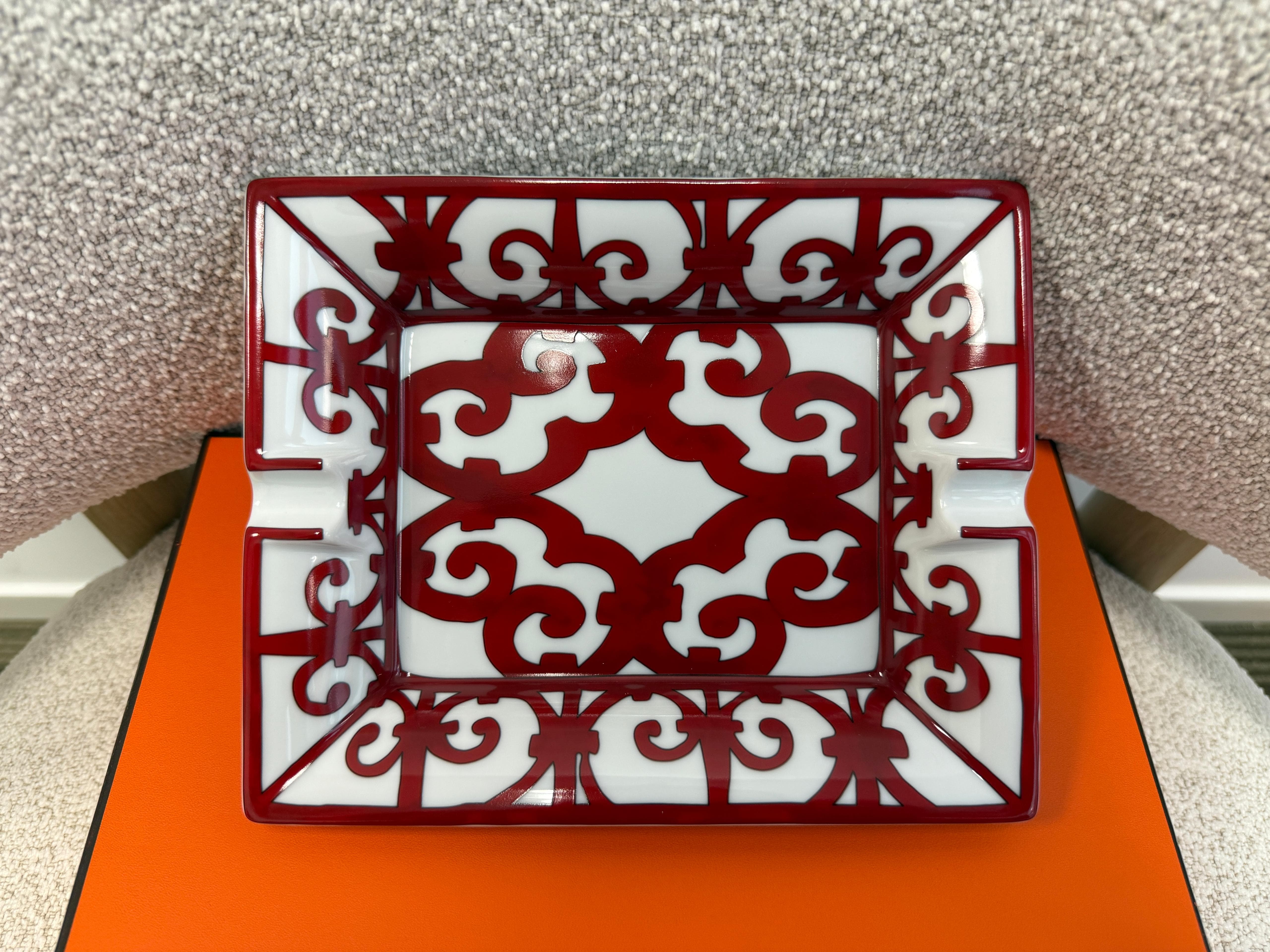 LUXURY PROMISE *HK LOCATED*HERMÈS BALCON DU GUADALQUIVIR CHANGE TRAY