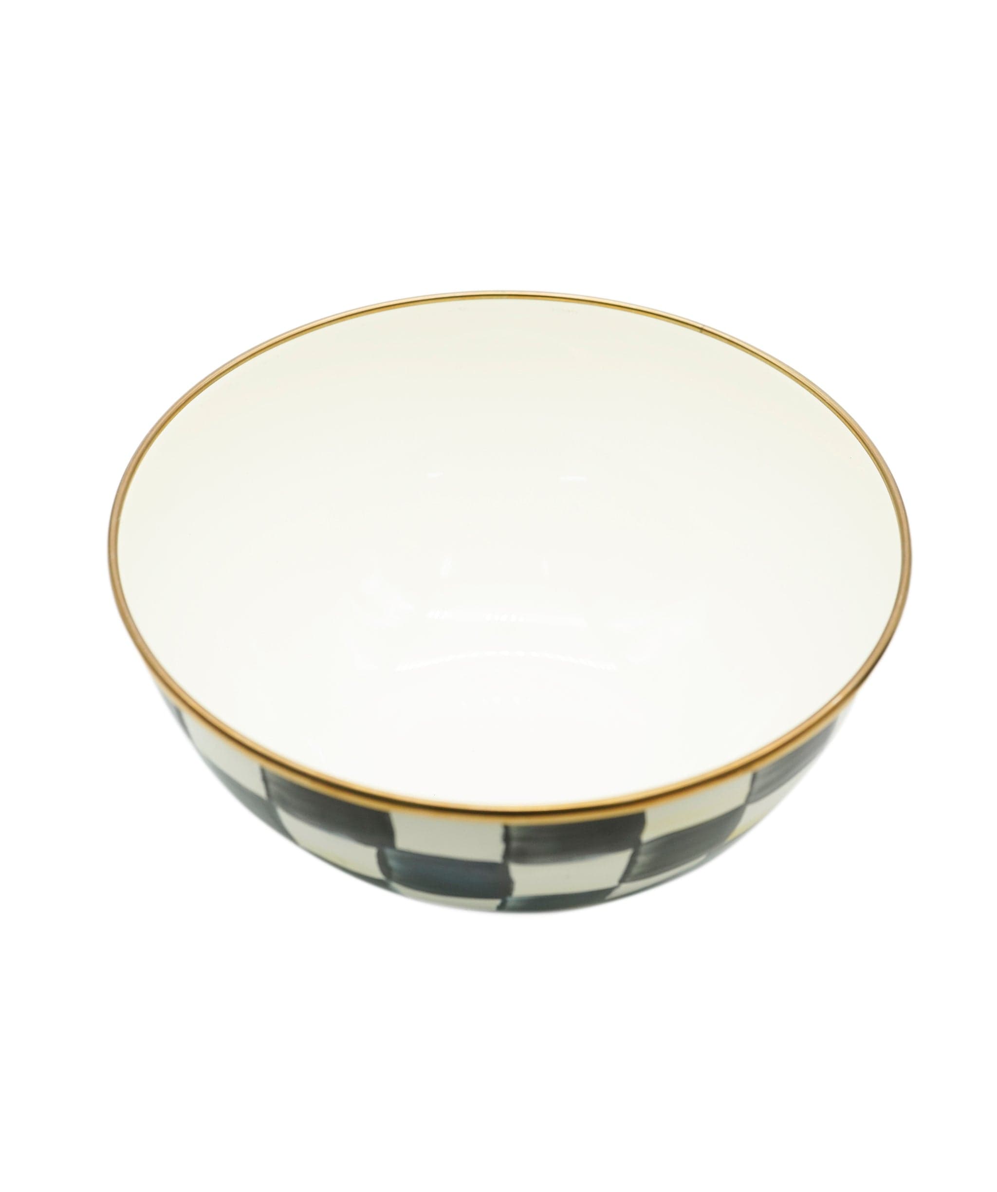 Luxury Promise MacKenzie-Childs Courtly Check enamel everyday bowl - small ASL10126