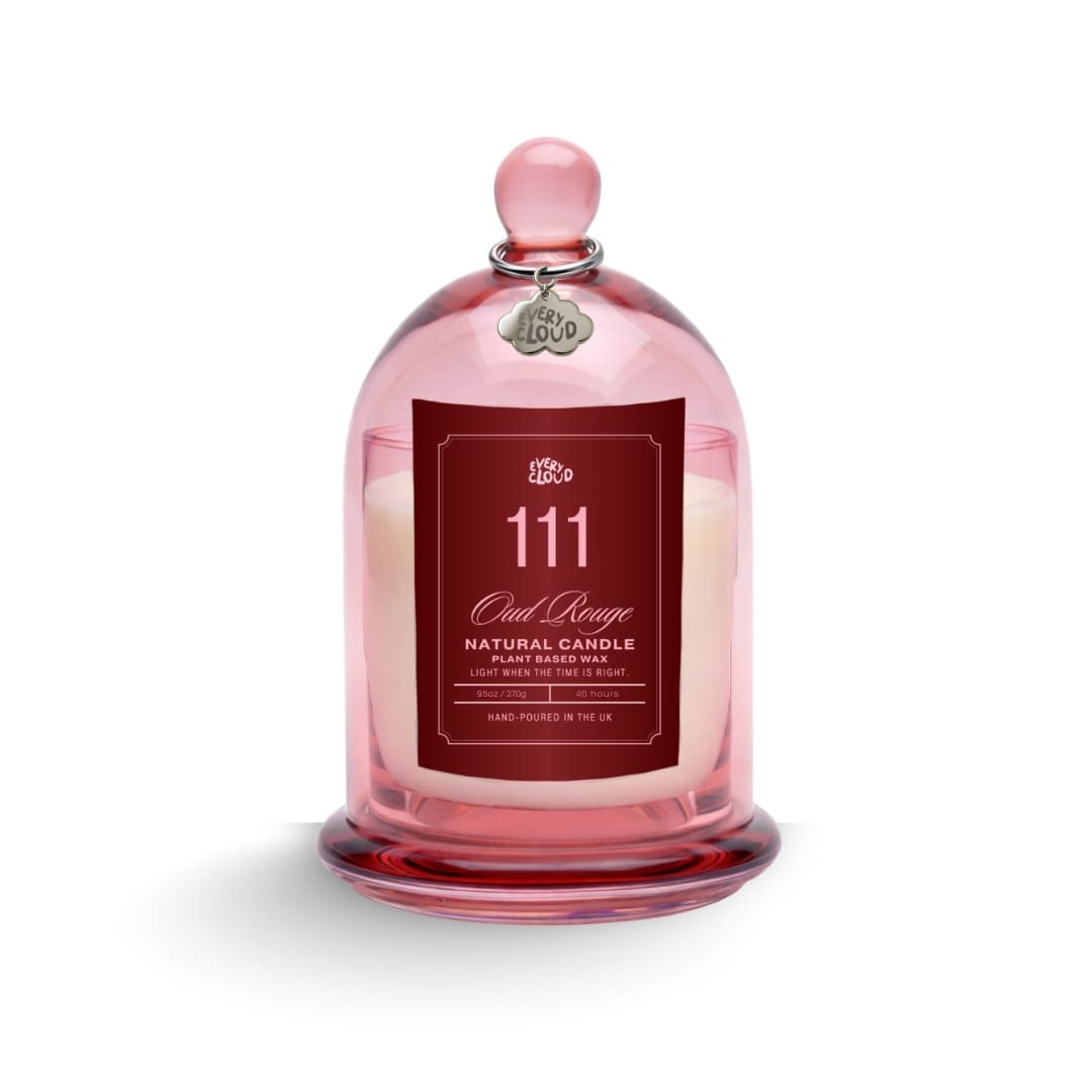 Luxury Promise Oud Rouge Pink Cloche Candle AGC3837
