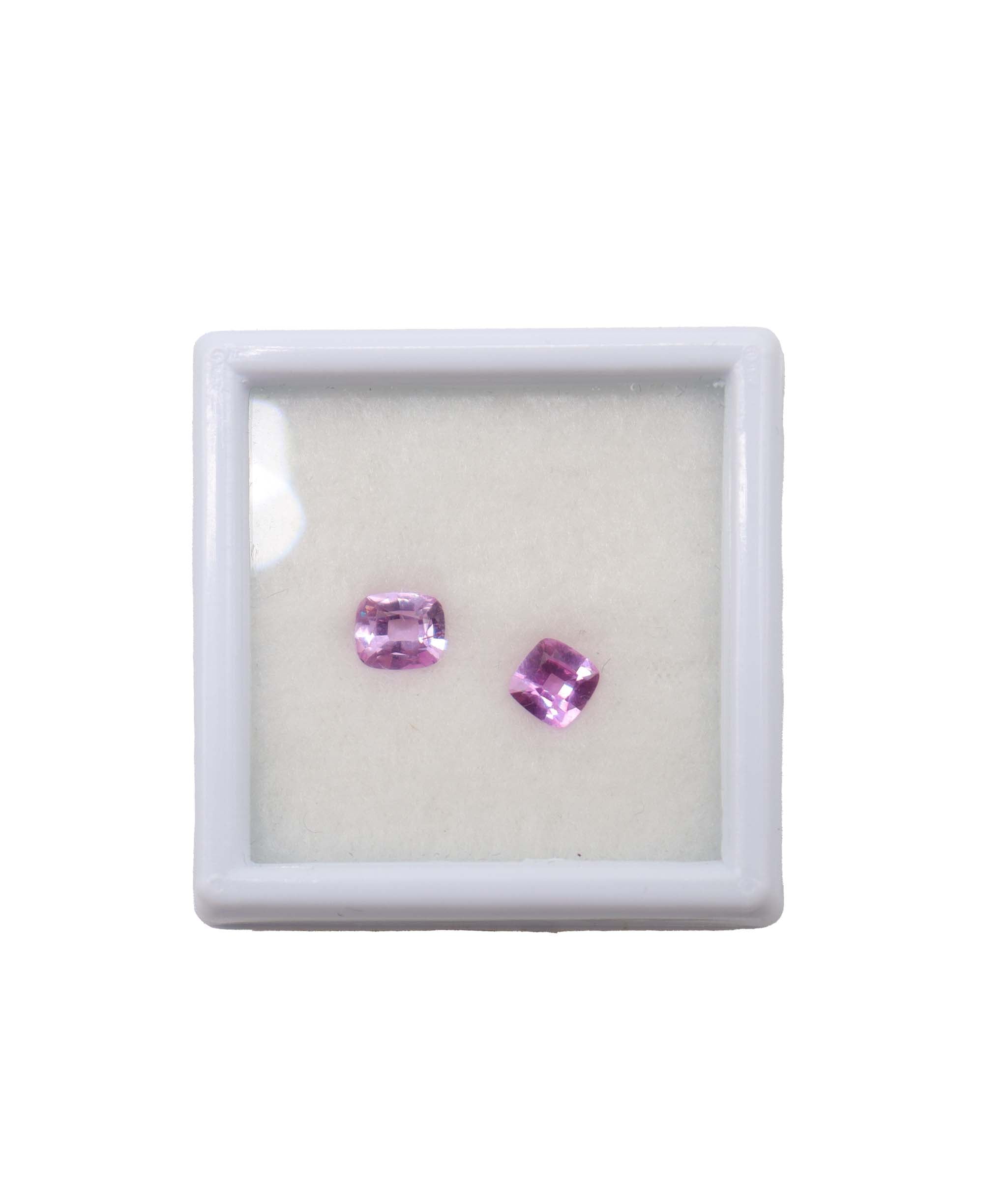 Luxury Promise HOT PINK SAPPHIRE (PAIR) NATURAL 1.42 MS 18708-19 MS 18708-19