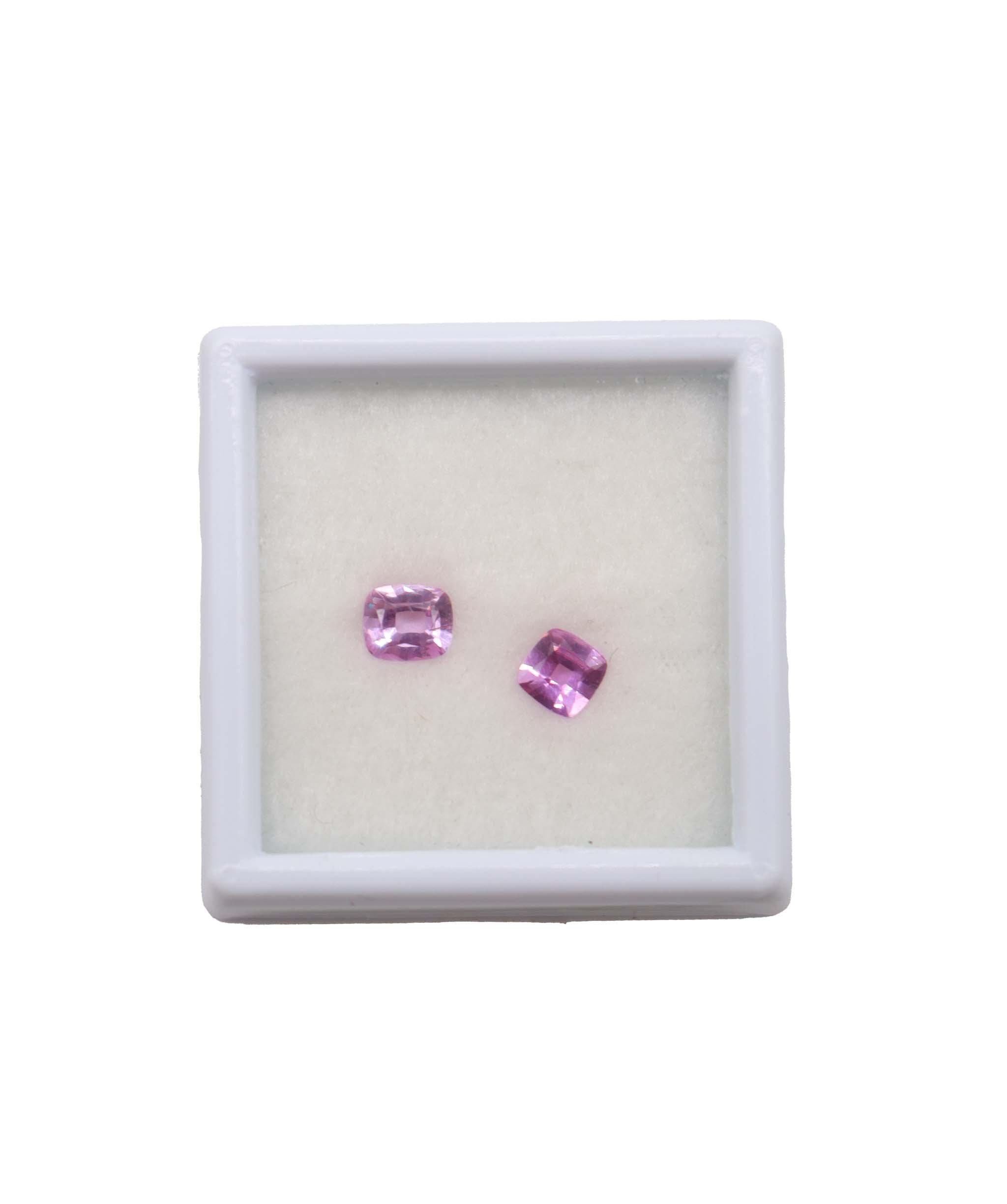 Luxury Promise HOT PINK SAPPHIRE (PAIR) NATURAL 1.42 MS 18708-19 MS 18708-19