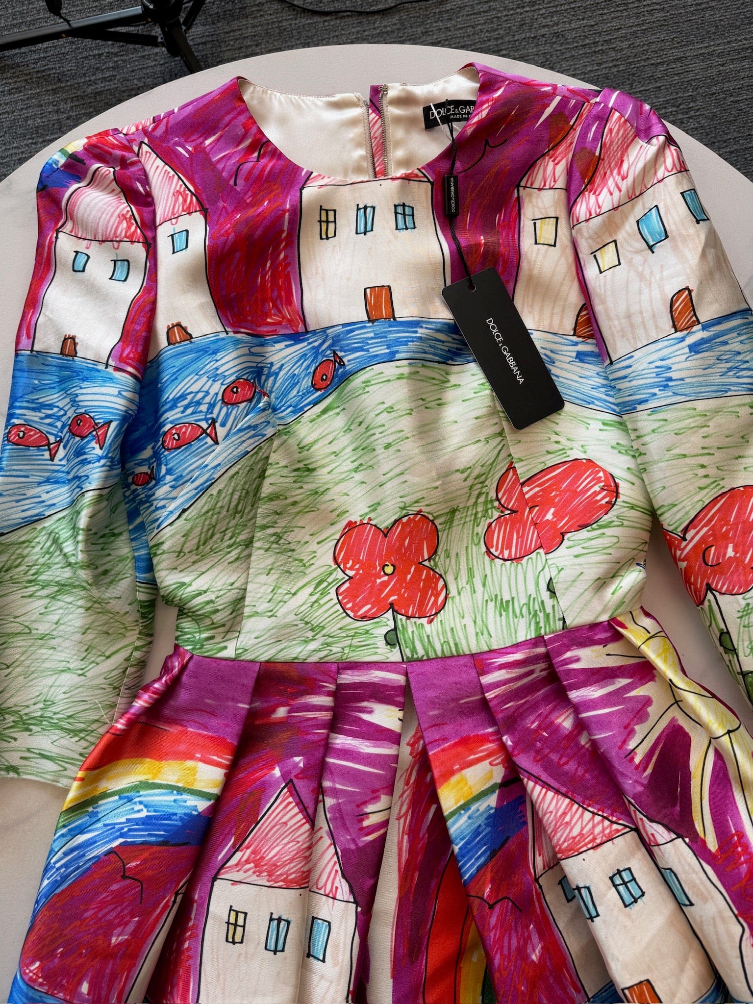 Luxury Promise IT 36 - Dolce & Gabbana Multicolour Printed Dress