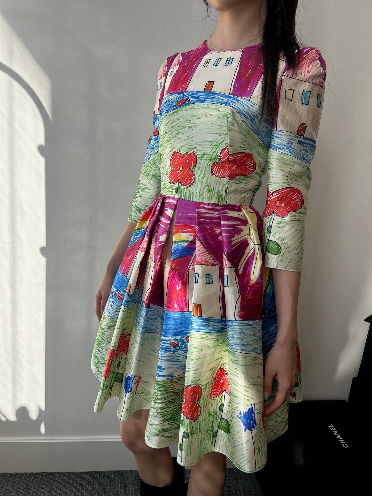 Luxury Promise IT 36 - Dolce & Gabbana Multicolour Printed Dress