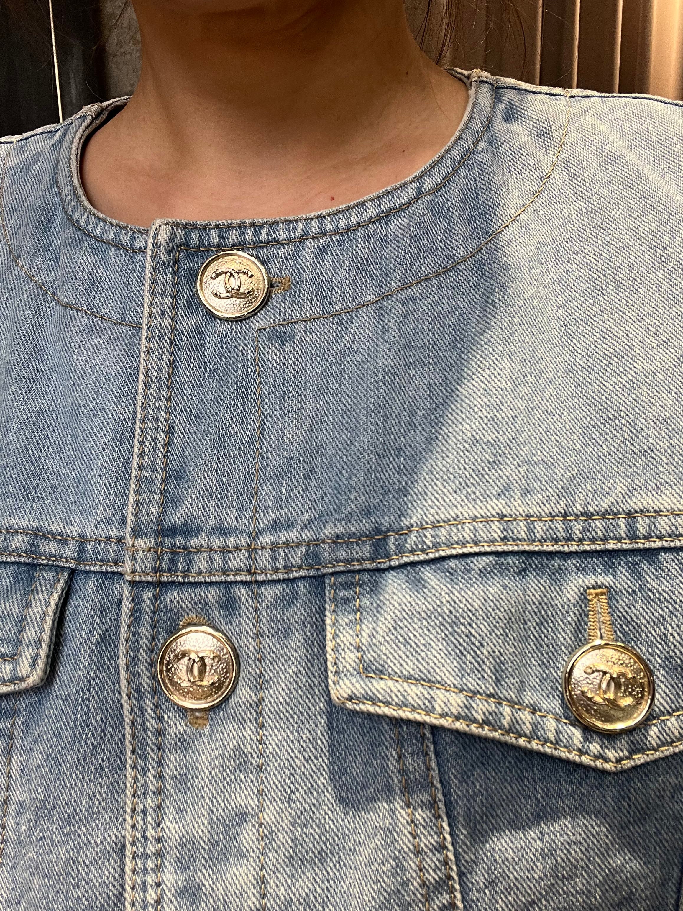Luxury Promise Janine 4 pockets Denim Jacket CC buttons