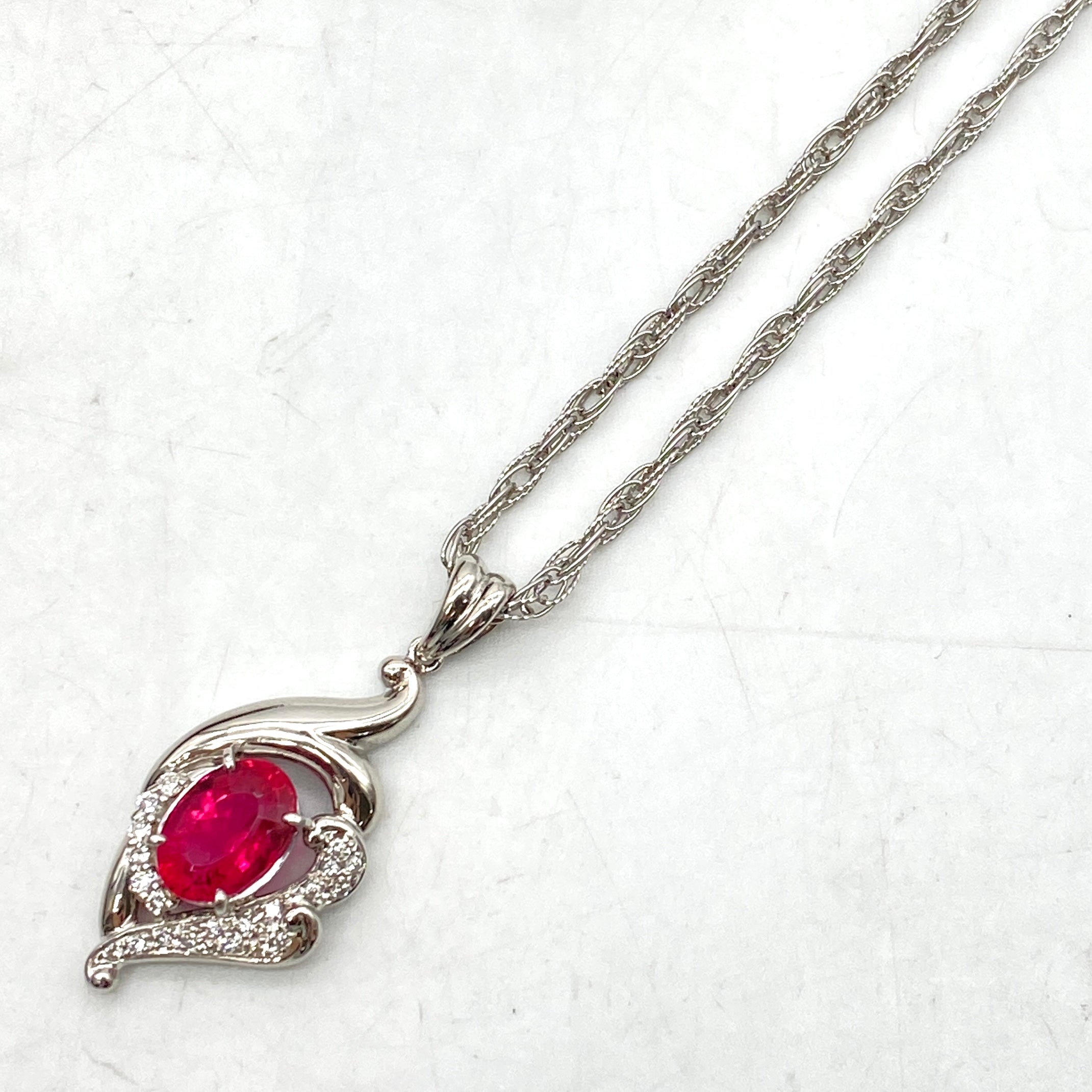 Luxury Promise Japan 25-33961-0 PT850/900 Tourmarine Necklace TM 3.58 DA 0.26 19.6g Others Regular