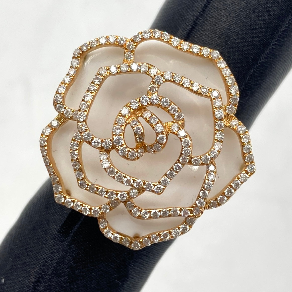 Luxury Promise Japan 25-38281-0 K18/750 Diamond Ring DA 0.80 10.1g