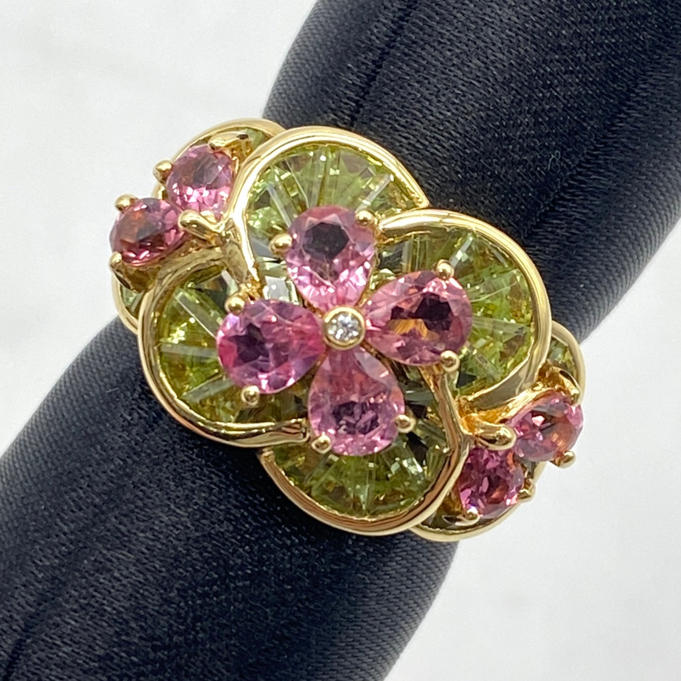 Luxury Promise Japan 25-50455-0 K18/750 Multi Ring CS 1.29 CS 2.15 DA 0.01 10.0g