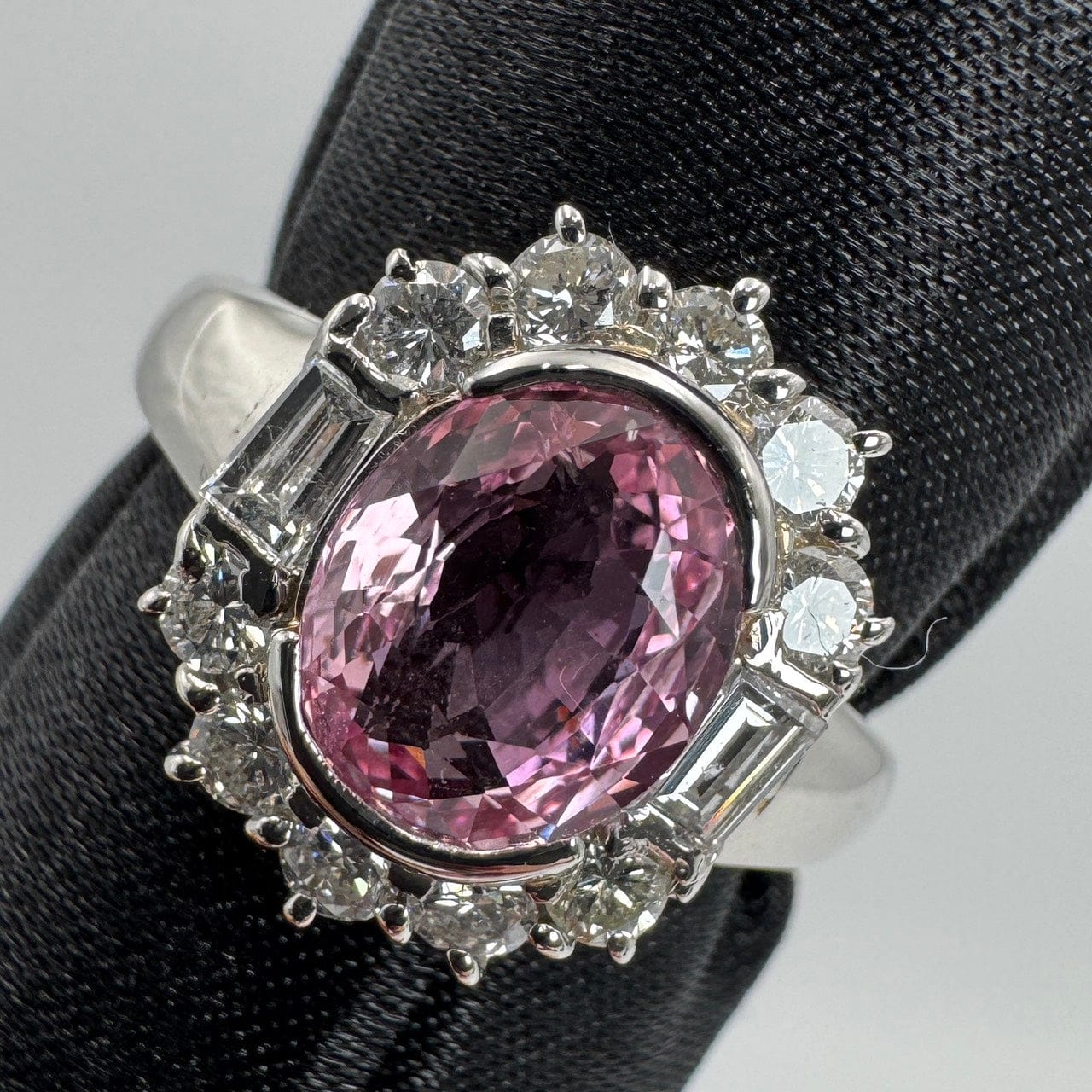 Luxury Promise Japan 48743 Pt900 Paparazzi Sapphire Ring PRS1.99 D0.50 6.2g Other Appraisals