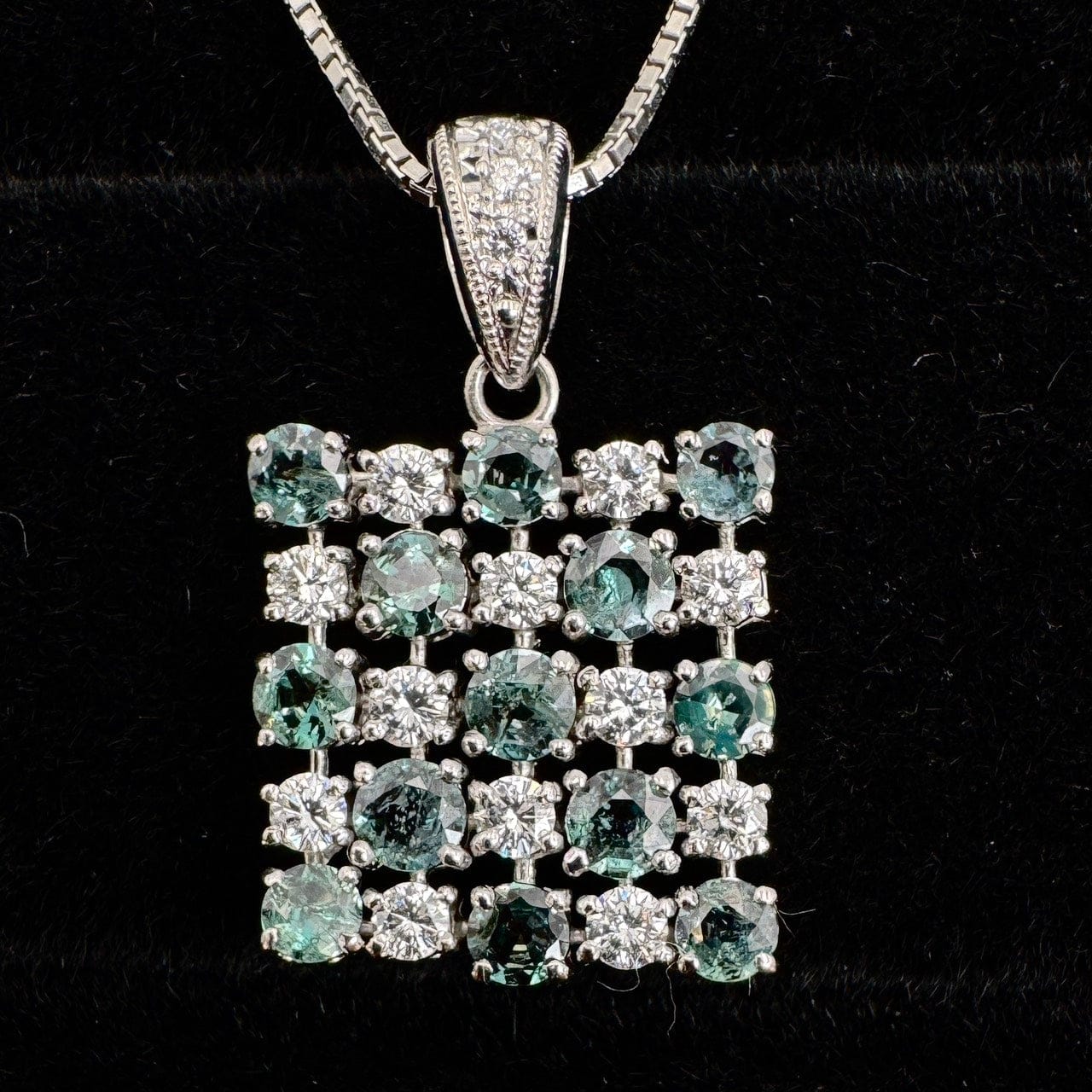 Luxury Promise Japan 48771 Pt900/Pt850 Alexandrite Penneck AL1.56 D0.66 11.1 Nippou