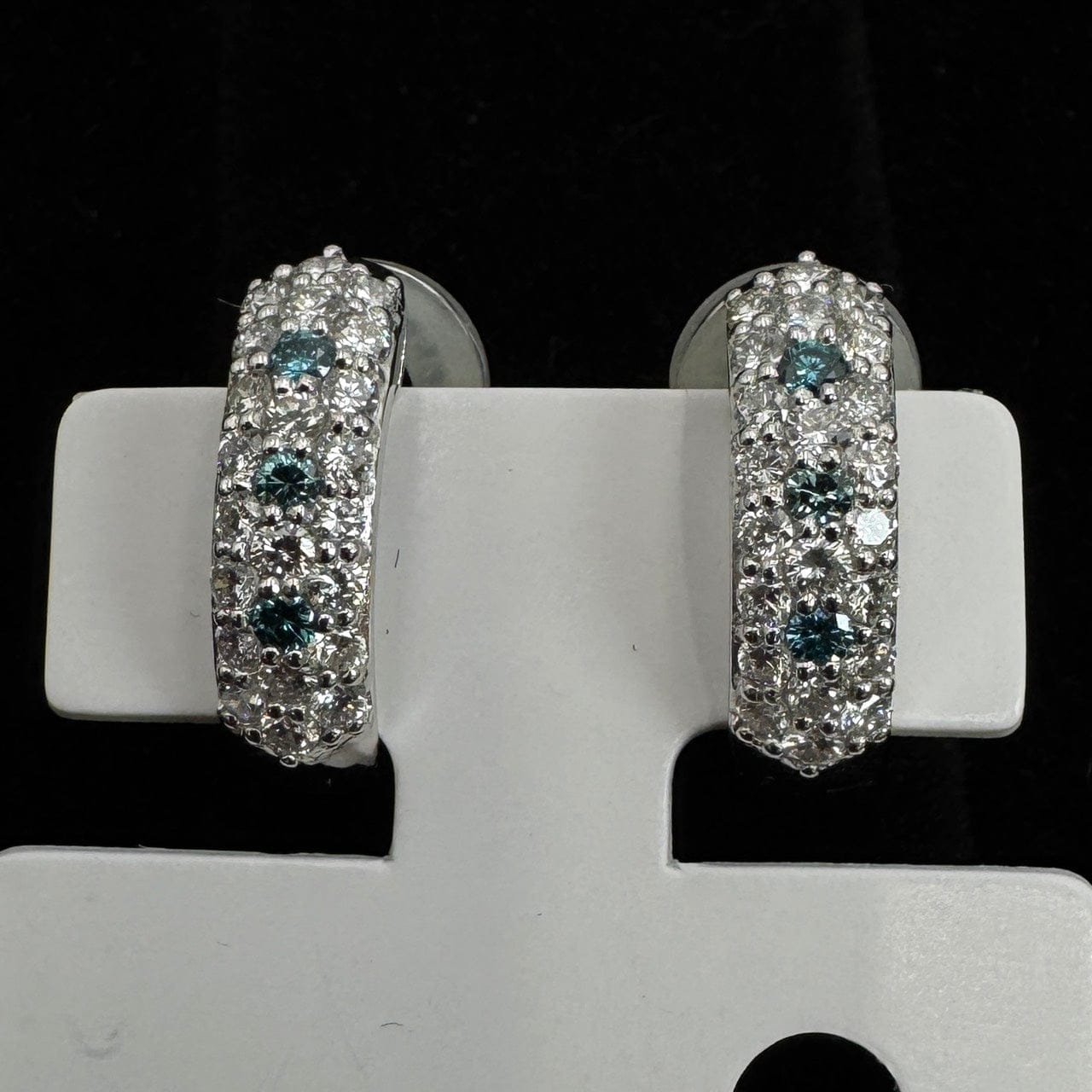 Luxury Promise Japan 49374 Pt900 Dial Earring D0.56*2 6.3