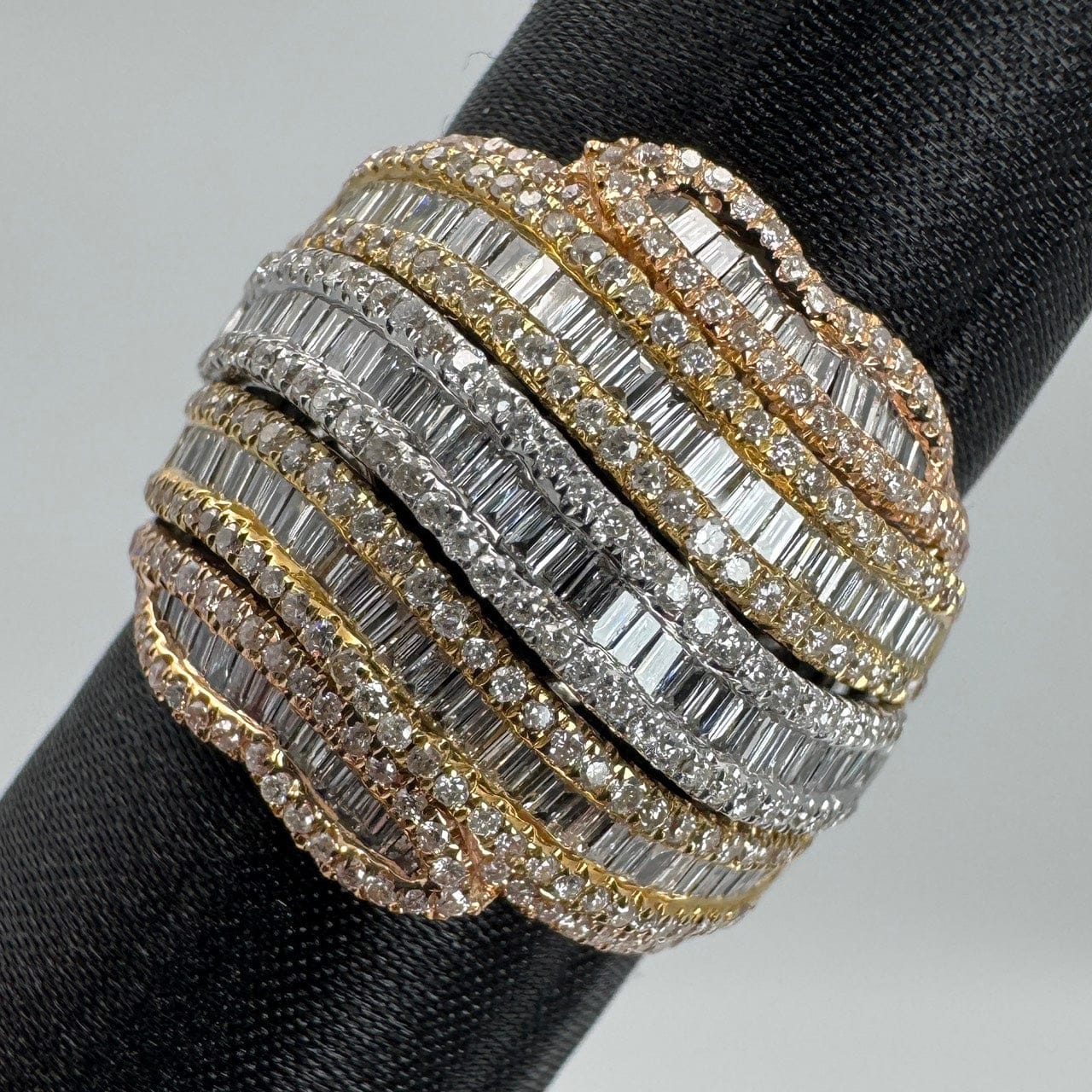 Luxury Promise Japan 49443 K18/750 Dial Ring D1.55 9.1g