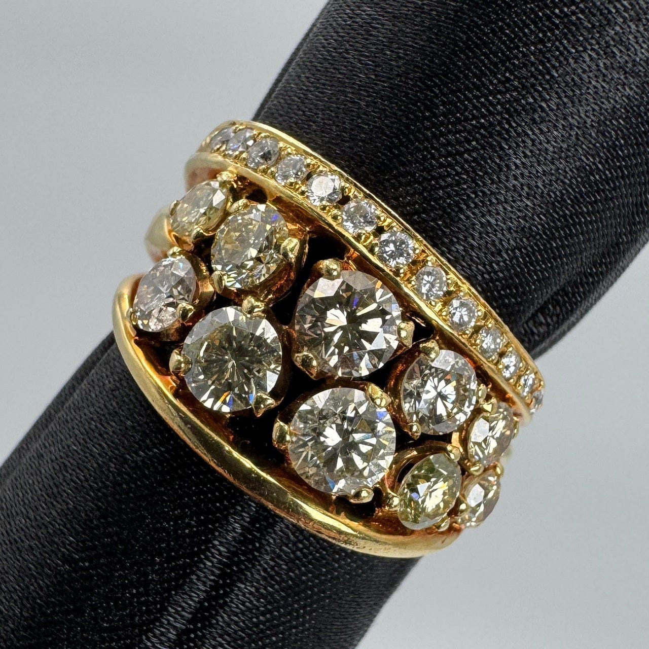 Luxury Promise Japan 49447 K18 Dial Ring D2.05 9.8g