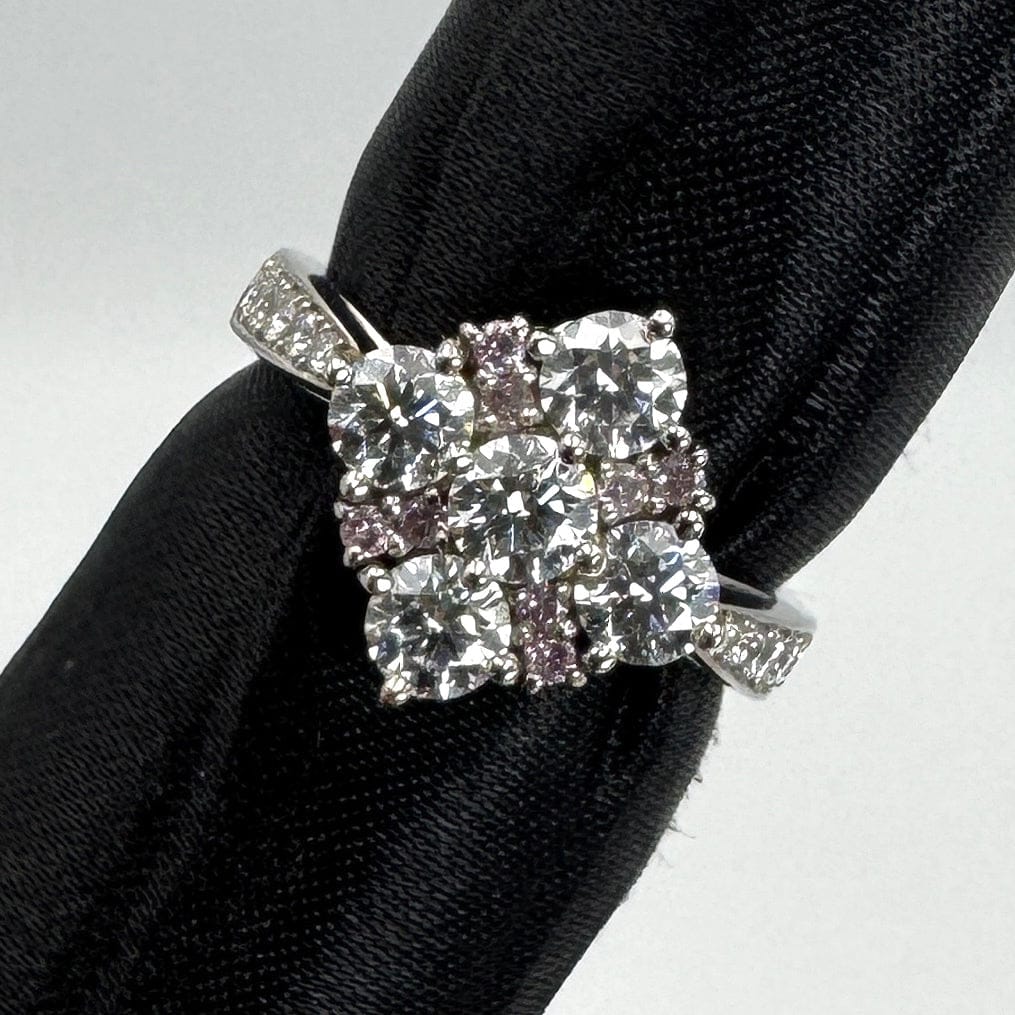 Luxury Promise Japan 49590 F-VS2 Pt900 Dial Ring D1.16 D0.08 7.9g Other Inspections*5