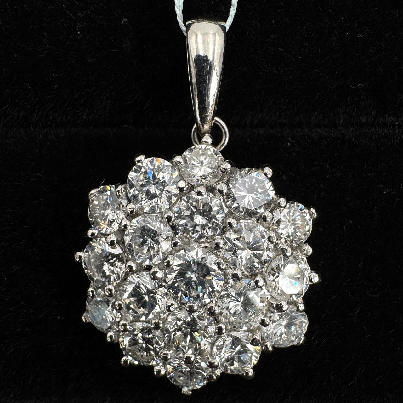 Luxury Promise Japan 49692 Pt900 Diamond Pen Top D5.00 11.8g