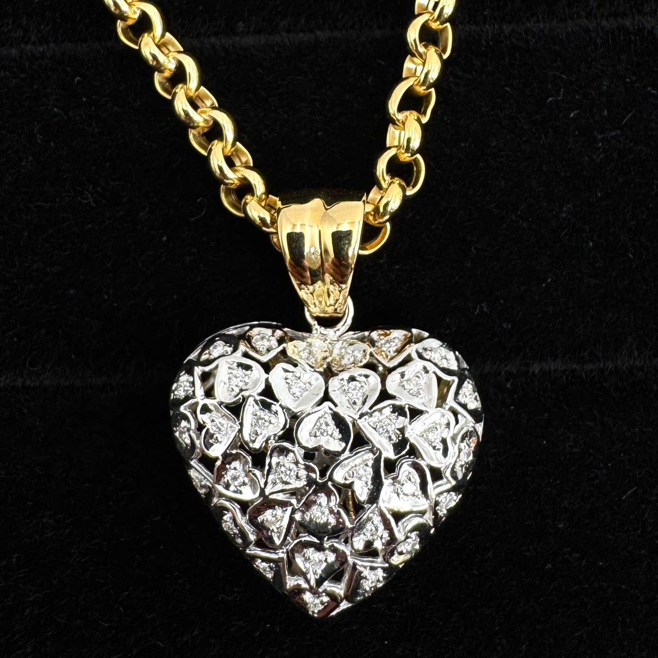 Luxury Promise Japan 49780 PV 750 Diamond Pen Neck D0.26 18.3g