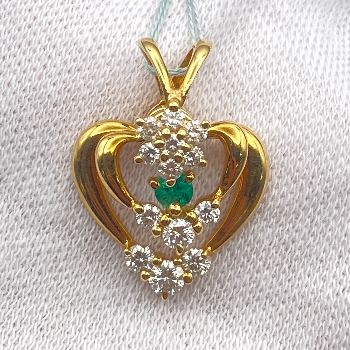 Luxury Promise Japan 50642 HCO 750 Emerald Pen Top E0.12 D0.64 4.4g