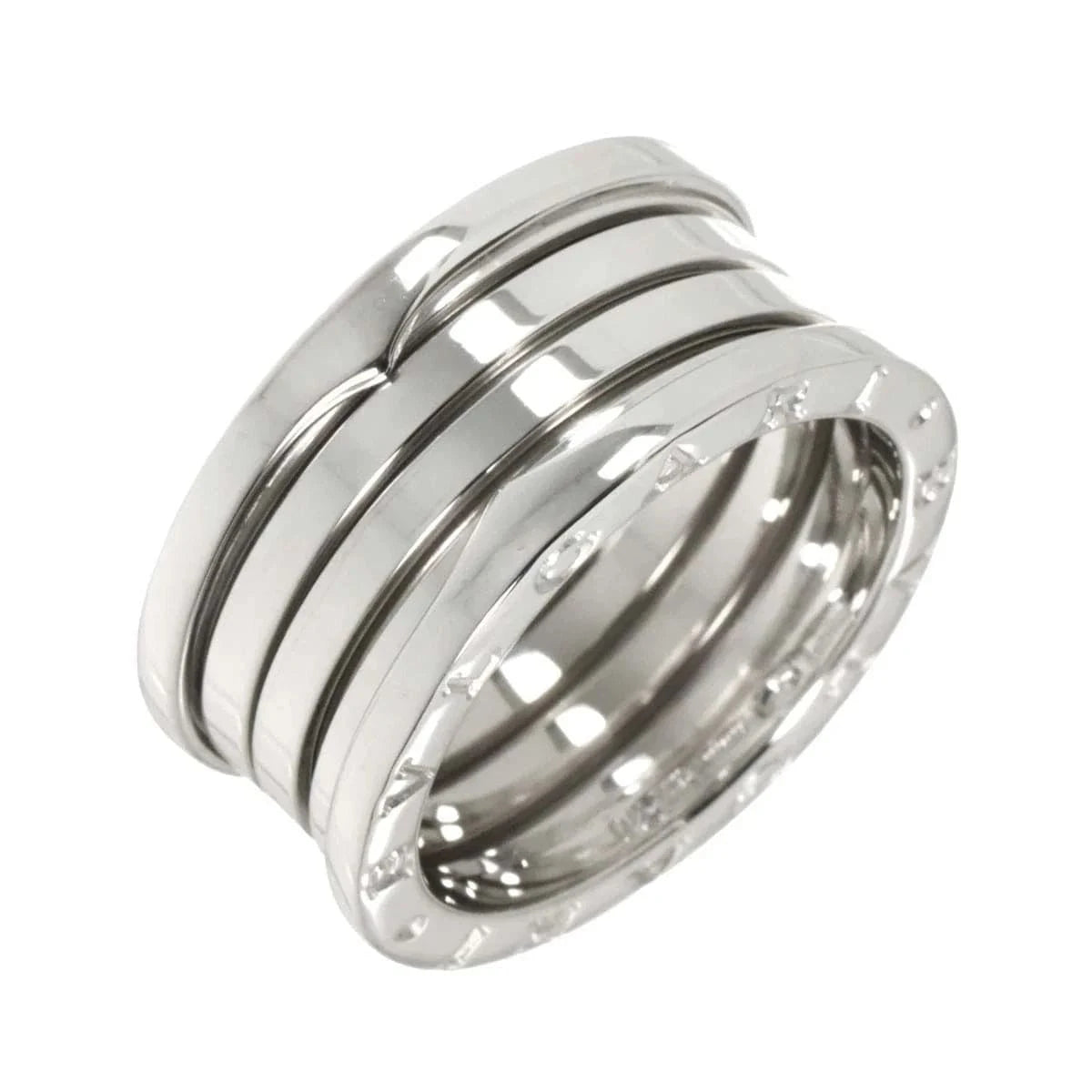 Luxury Promise Japan BVLGARI B-ZERO1 4 BAND Ring 18K White Gold 750 Size60 8.75(US) 90286088