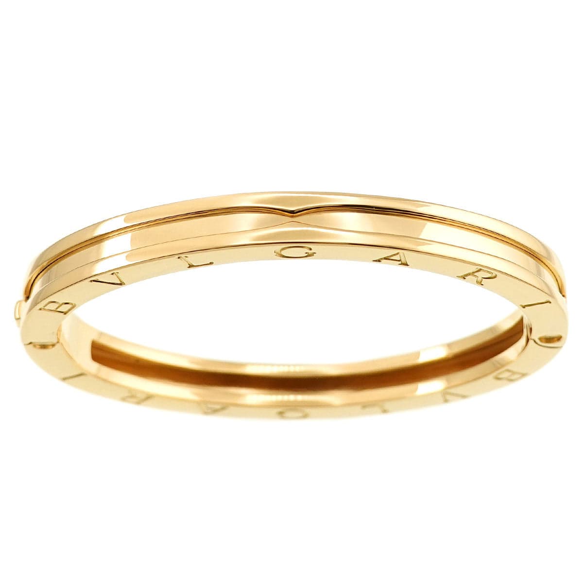 Luxury Promise Japan BVLGARI B-ZERO1 Bangle 16.5cm K18 YG Yellow Gold 750 Bracelet B-ZERO1 Bracelet Bvlgari 90278074
