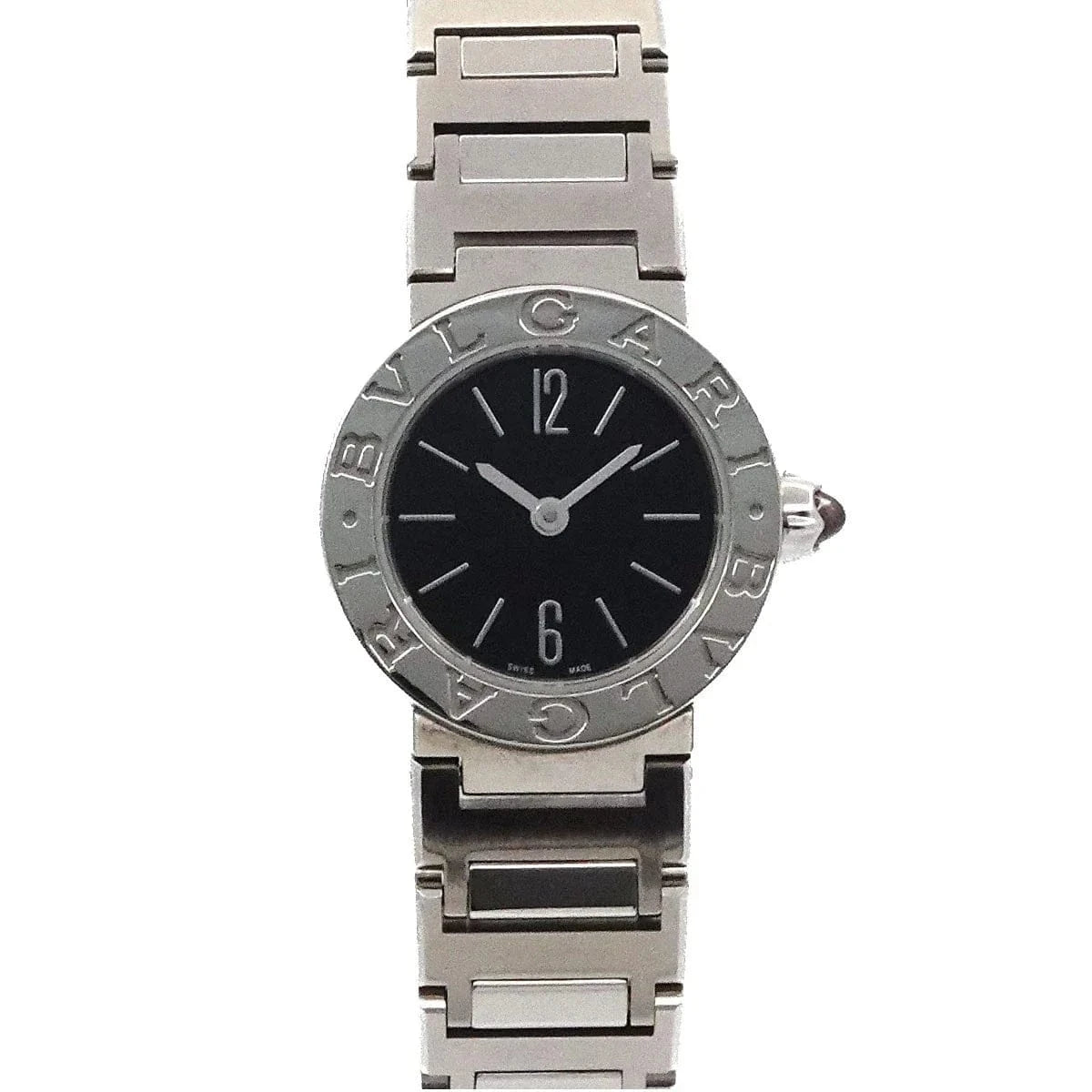 Luxury Promise Japan BVLGARI BVLGARIBVLGARI BB23S Quartz Black Dial Ladies Watch 90290182