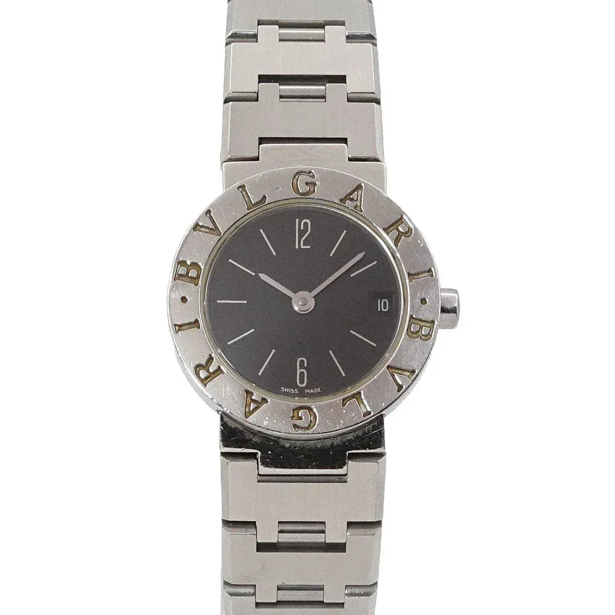 Luxury Promise Japan BVLGARI BVLGARIBVLGARI BB23SS Quartz Black Dial Ladies Watch 90313569