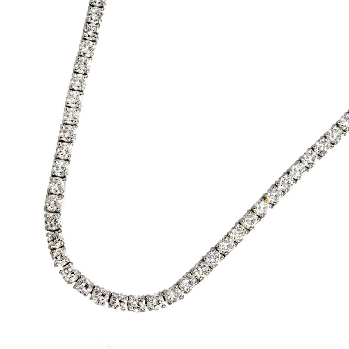 Luxury Promise Japan Cartier Diamond Necklace 18K White Gold 750 90270659