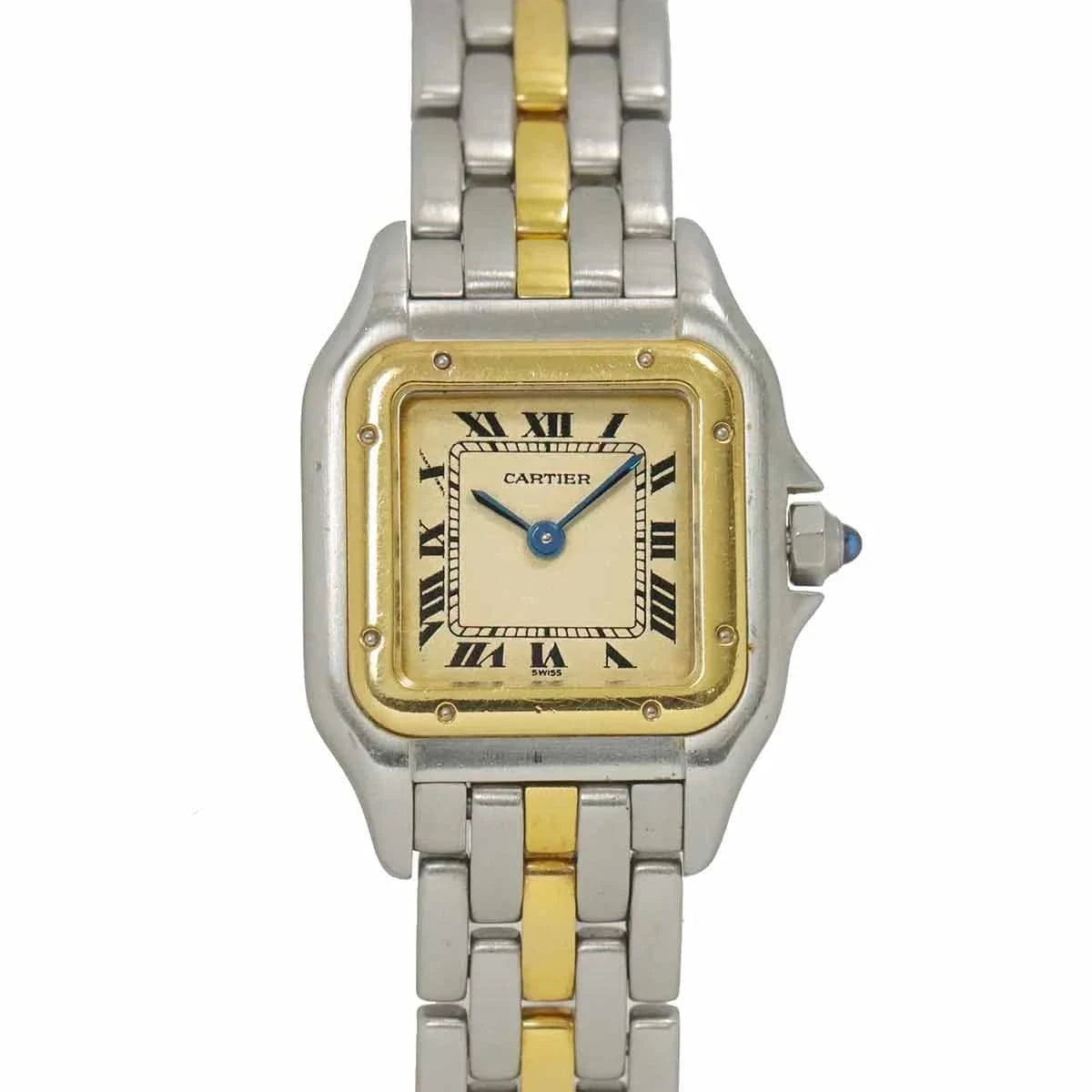Luxury Promise Japan Cartier Panthere one Row SM Quartz W25029B5 K18YG Ladies Watch 90249658