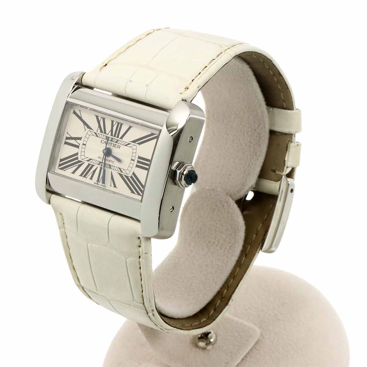 Luxury Promise Japan Cartier Tank Divan LM W6300755 Men's Automatic Watch, Silver, Model 90323589