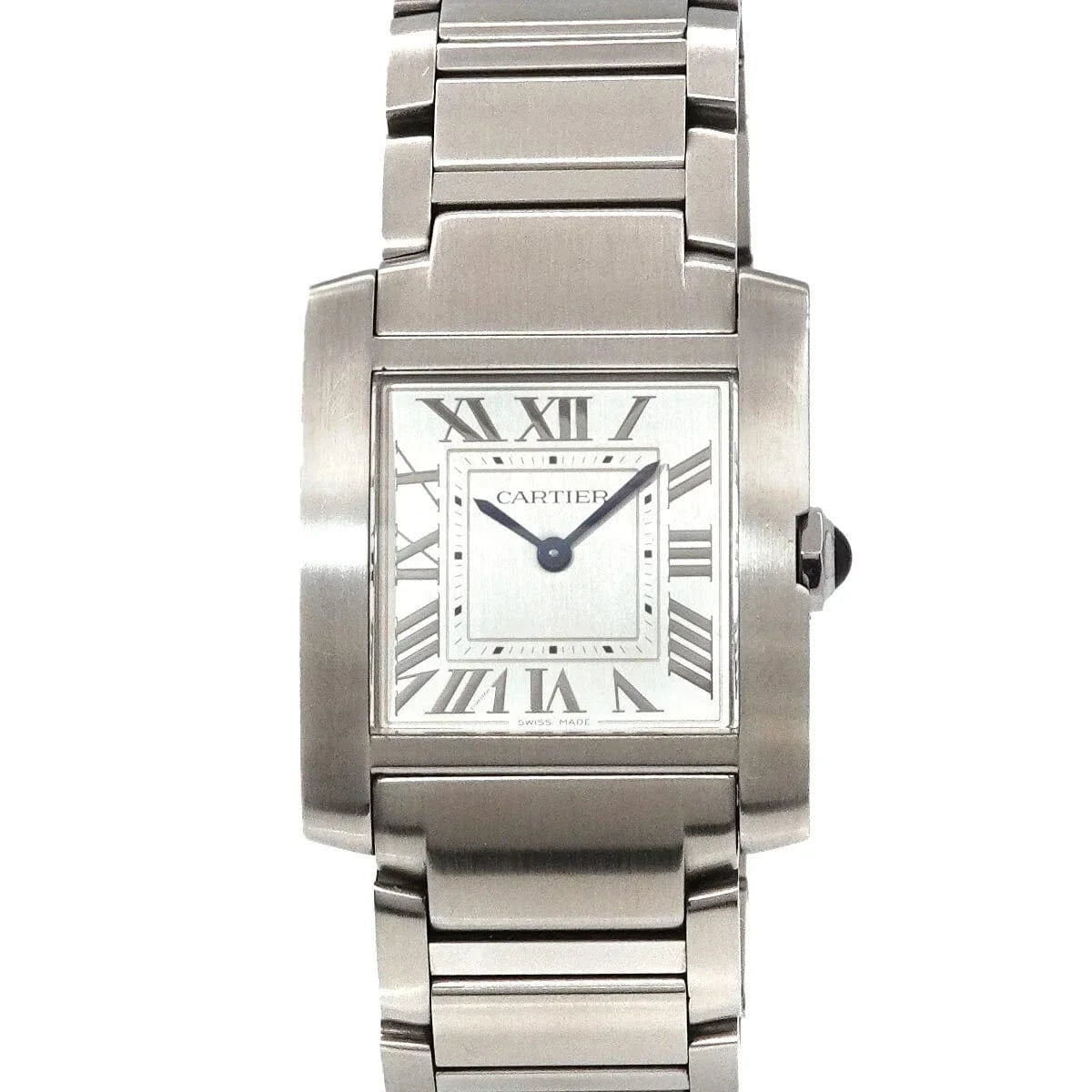 Luxury Promise Japan Cartier Tank Francaise MM WSTA0074 Quartz Silber Dial Boys Watch 90250799