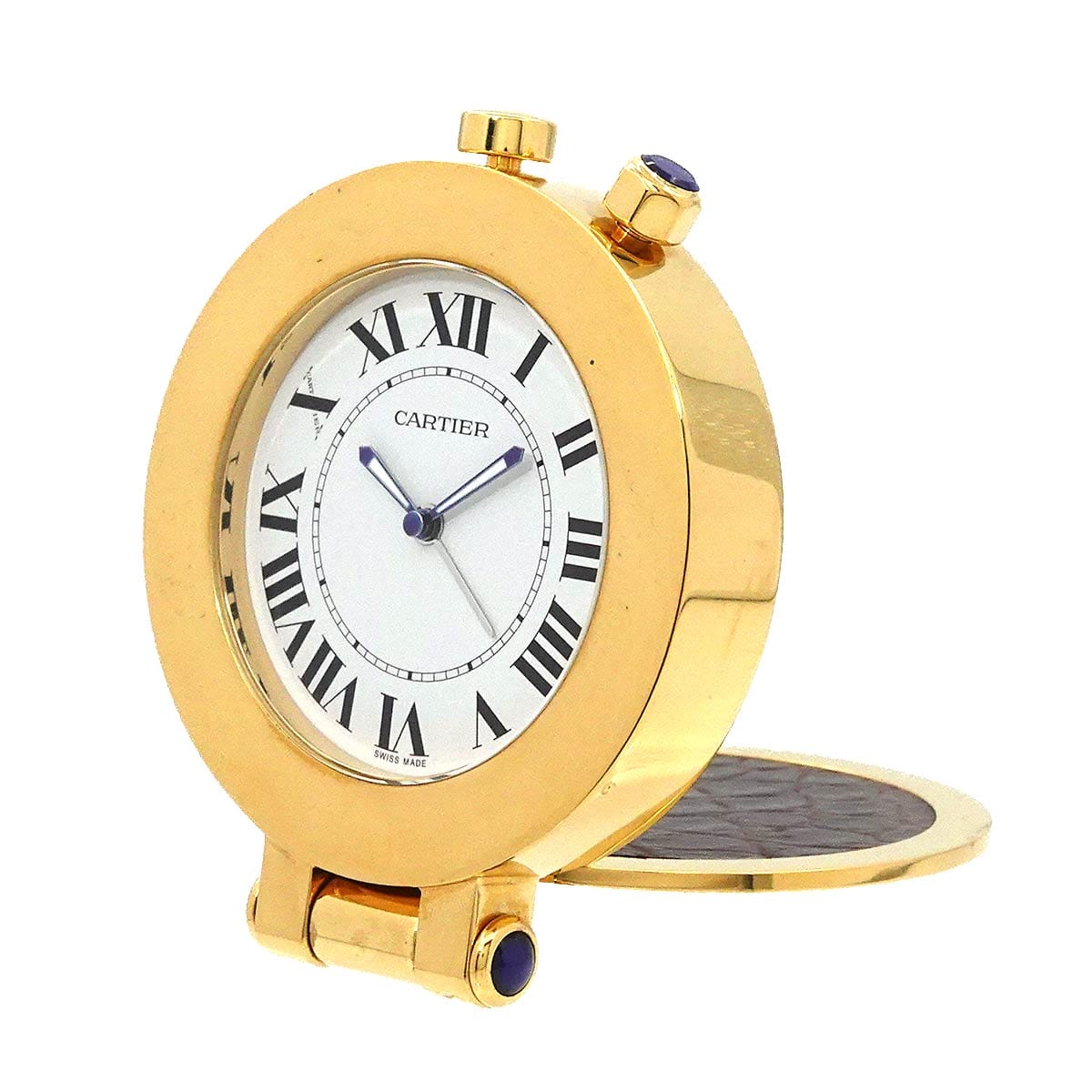 Luxury Promise Japan Cartier Travel Clock W0100045 Alarm Quartz Watch 90286665