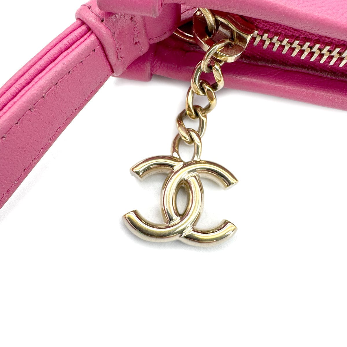 Luxury Promise Japan CHANEL 2019 SS PRET-A-PORTER COLLECTION PVC LOGO CLUTCH BAG PINK TWEED 90292785