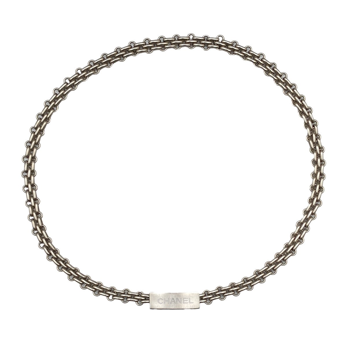 Luxury Promise Japan CHANEL CHAIN BELT LOGO SLVER ACCESSORY 98P 90280317