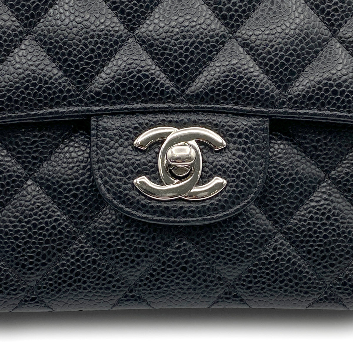 Luxury Promise Japan CHANEL CLASSIC FLAP SMALL CHAIN SHOULDER BAG BLACK CAVIAR SKIN SHW 90202733