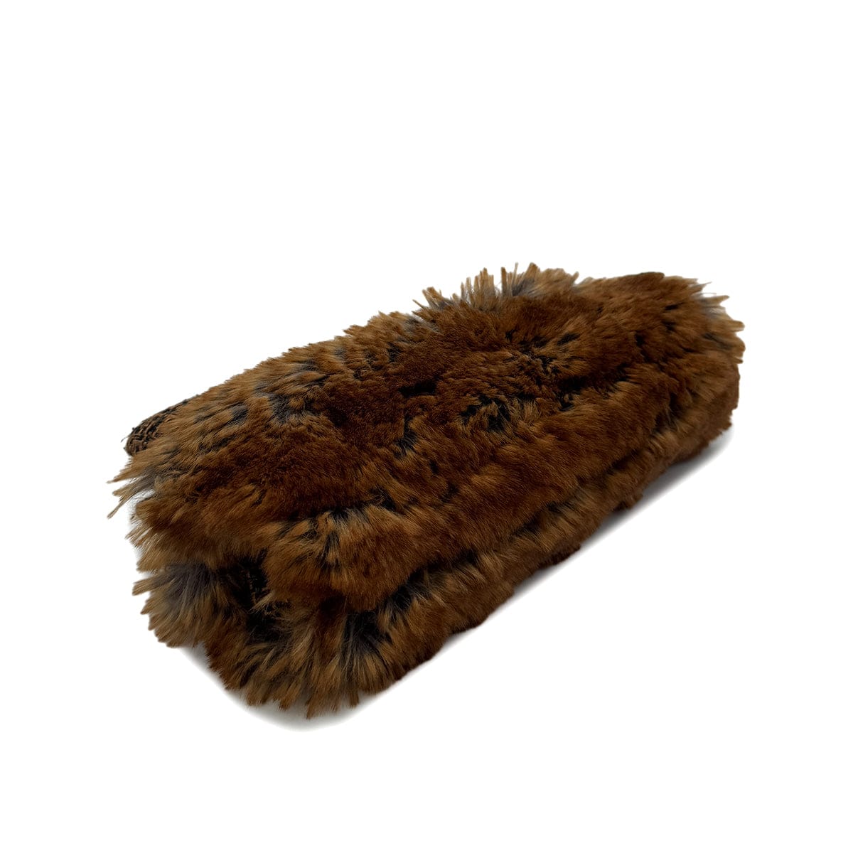 Luxury Promise Japan CHANEL CLUTCH CHAIN SHOULDER BAG BROWN TWEED FUR 90288006