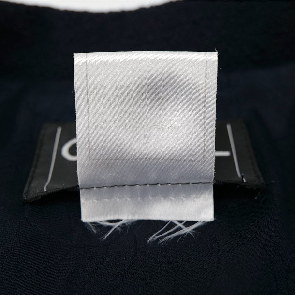 Luxury Promise Japan CHANEL COCO BUTTON NO5 TWEED JACKET NAVY WOOL 38 05C RTW 90305049