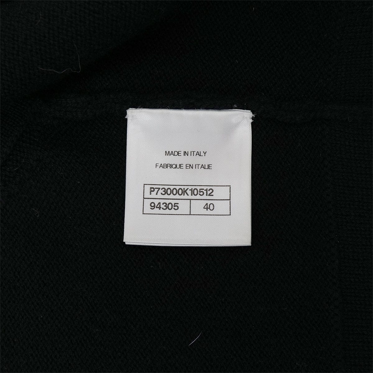 Luxury Promise Japan CHANEL COCOMARK BIJOU BUTTON KNIT VEST BLACK CASHMERE 40 P73 RTW 90301668