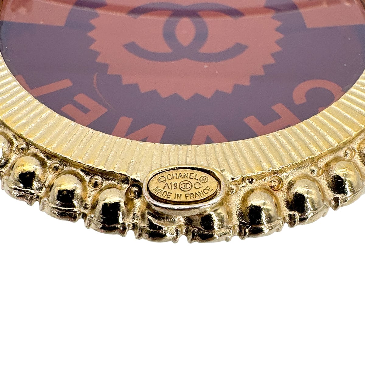 Luxury Promise Japan CHANEL COCOMARK BROOCH LOGO RHINESTONE ACCESSORY A19C 90271849