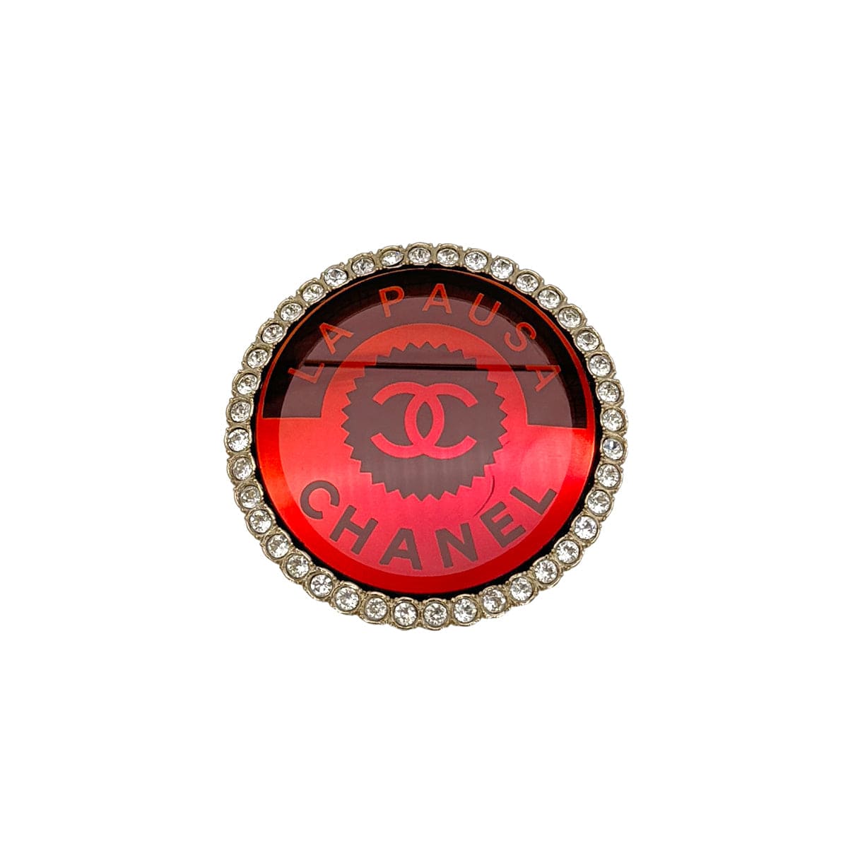 Luxury Promise Japan CHANEL COCOMARK BROOCH LOGO RHINESTONE ACCESSORY A19C 90271849