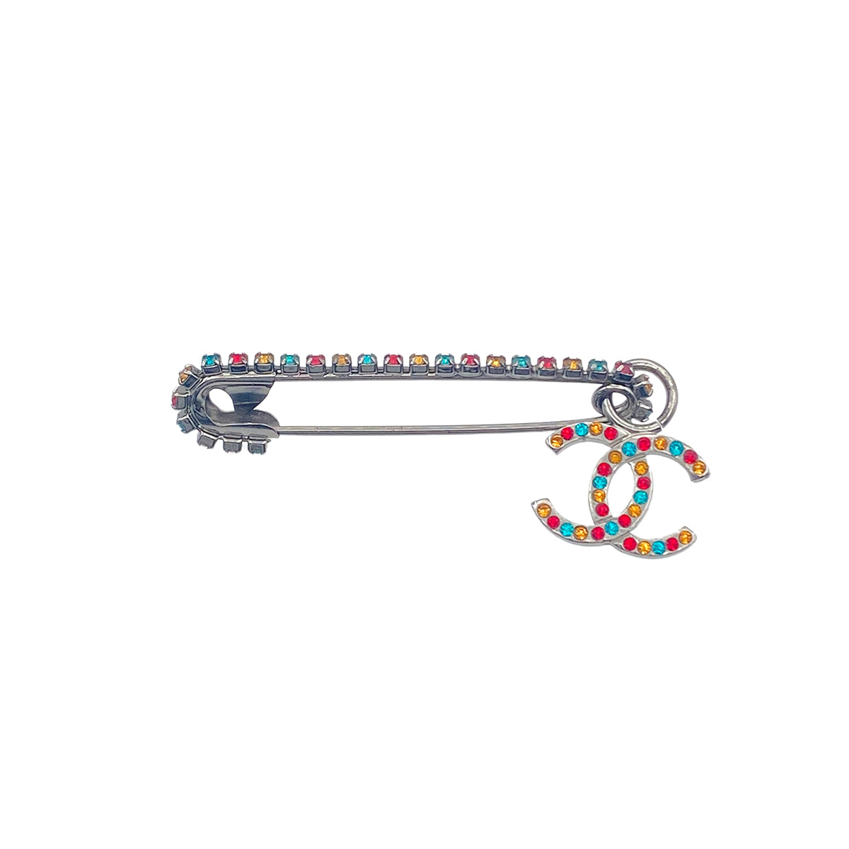 Luxury Promise Japan CHANEL COCOMARK BROOCH RHINESTONE ACCESSORY 01A 90279705