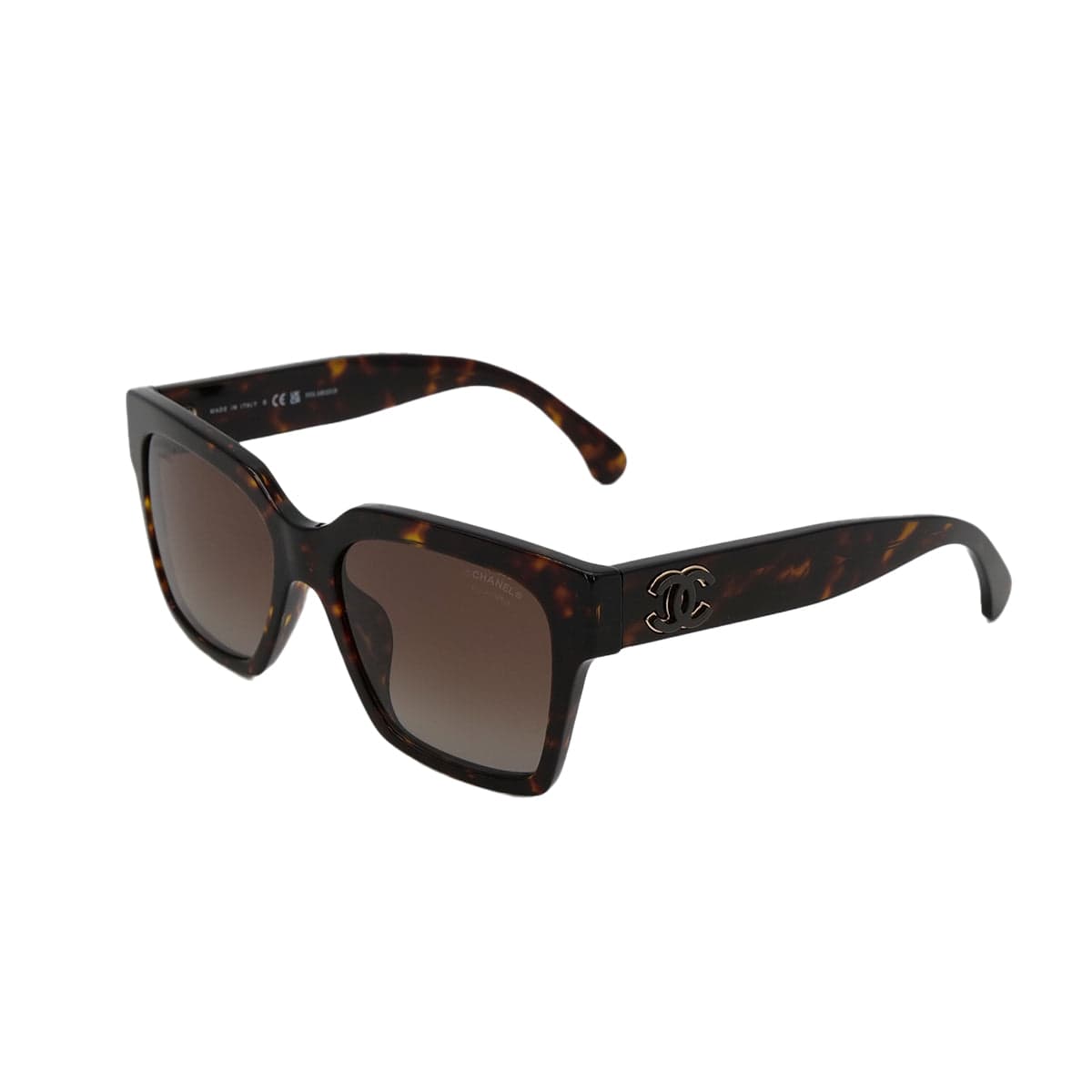 Luxury Promise Japan CHANEL COCOMARK BUTTERFLY SHAPE SUNGLASSES TORTOISESHELL BROWN EYEWEAR 90322192