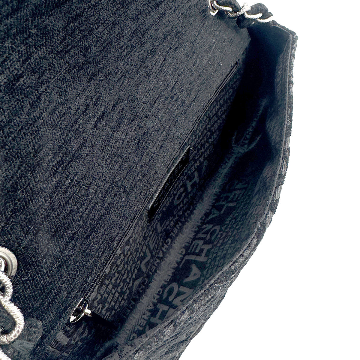 Luxury Promise Japan CHANEL COCOMARK CHAIN SHOULDER BAG BLACK JACQUARD 90274455