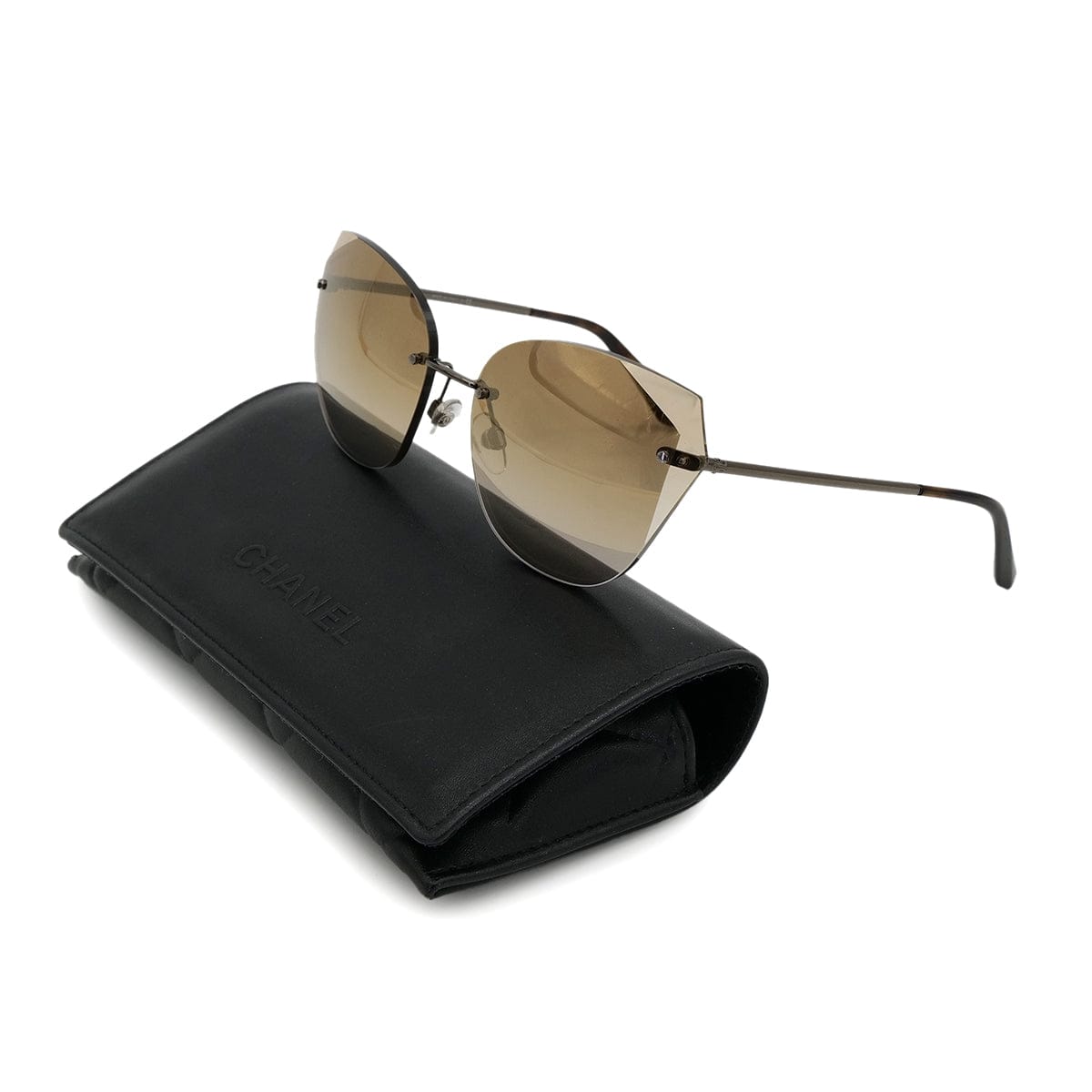 Luxury Promise Japan CHANEL COCOMARK SUNGLASSES TORTOISESHELL BROWN EYEWEAR 90325273