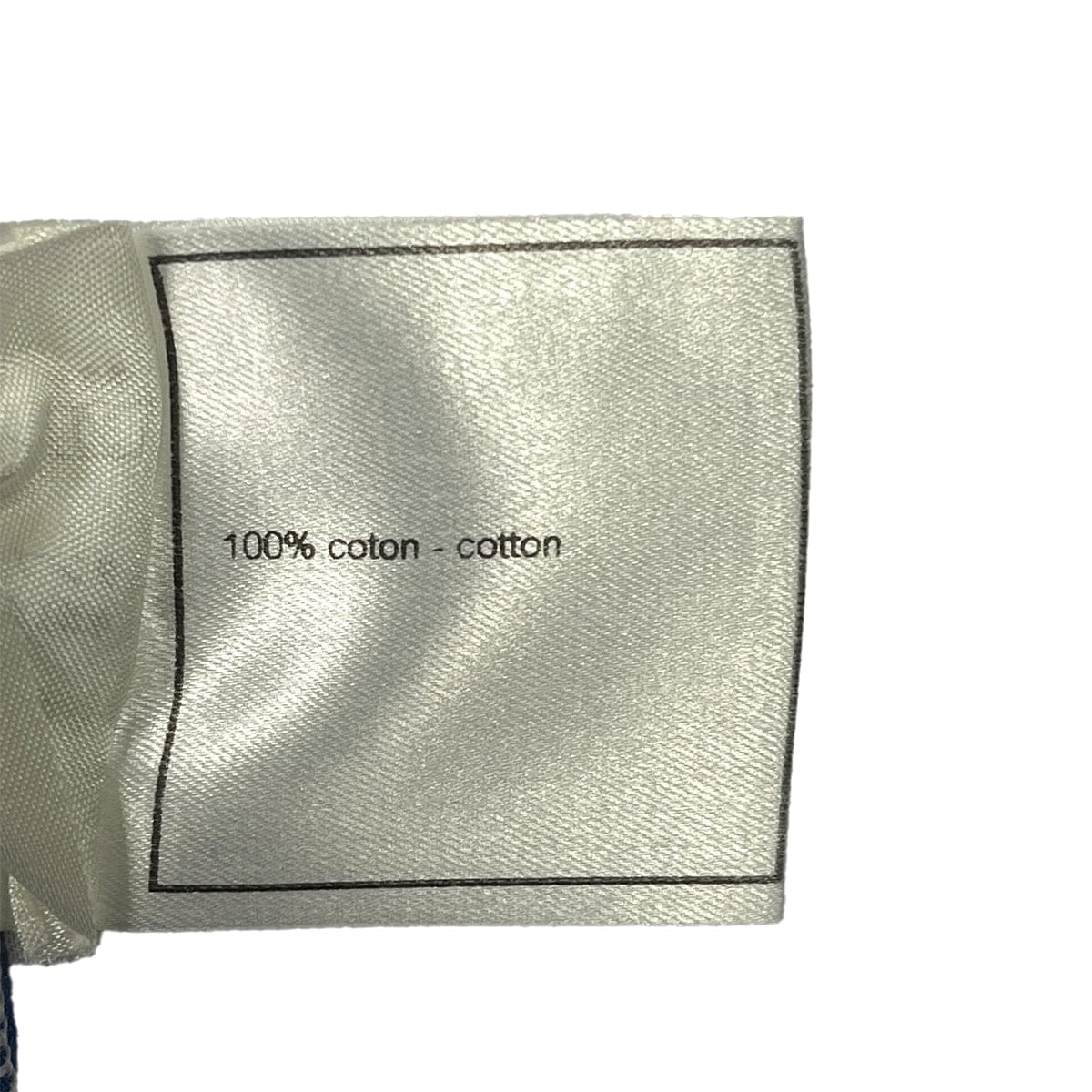 Luxury Promise Japan CHANEL COCOMARK SURF LINE 2002 SHORT SLEEVE SHIRT BLUE COTTON 38 02S RTW 90287086