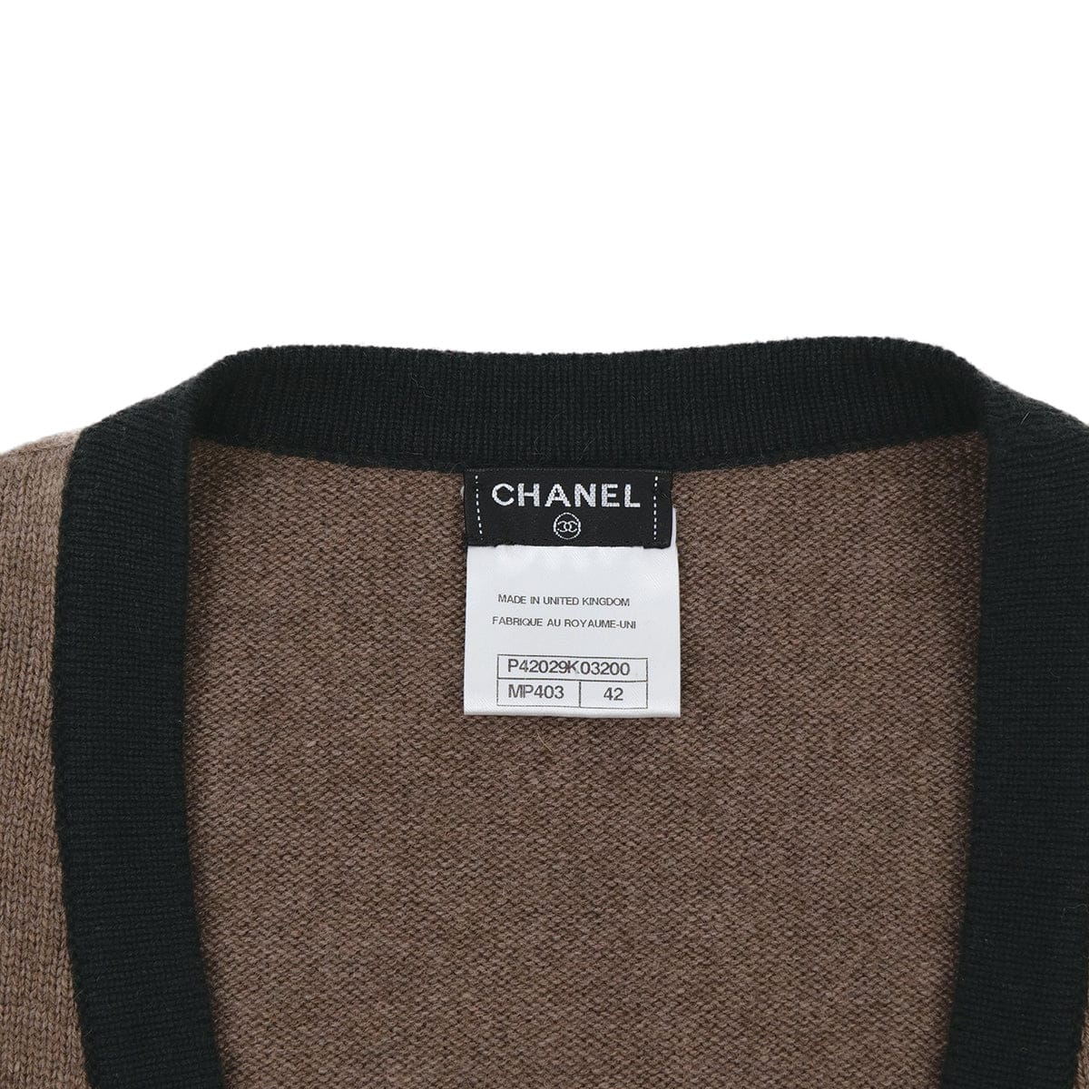 Luxury Promise Japan CHANEL COCOMARK TURN LOCK BUTTON CARDIGAN MULTICOLOR CASHMERE 42 P42 RTW 90311055
