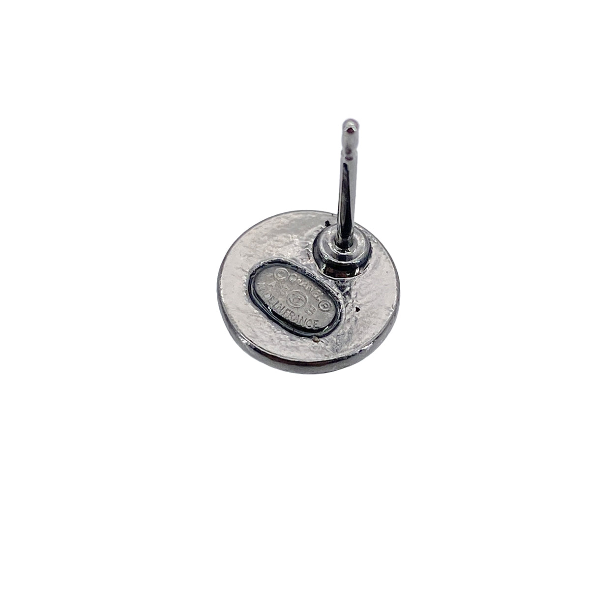 Luxury Promise Japan CHANEL EARRINGS COCOMARK COLOR STONE GUNMETAL A16B 90275935