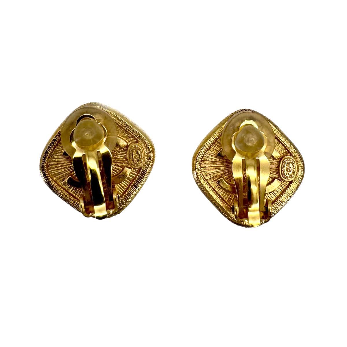 Luxury Promise Japan CHANEL EARRINGS COCOMARK COLORSTONE PINK GOLD ACCESSORY F20C 90319312