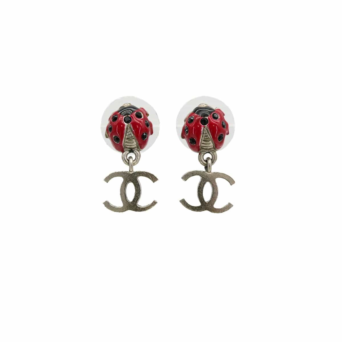 Luxury Promise Japan CHANEL EARRINGS LADYBUG MOTIF COCOMARK ACCESSORY 04P 90309003