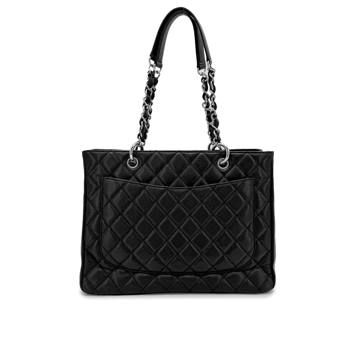 Luxury Promise Japan CHANEL GST COCOMARK CHAIN TOTE BAG BLACK CAVIAR SKIN 90276758