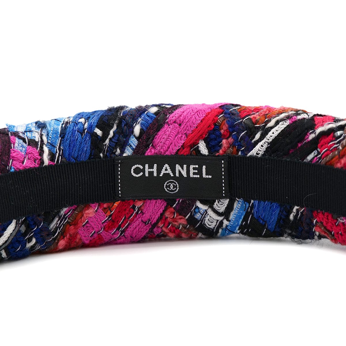 Luxury Promise Japan CHANEL HEADBAND COCOMARK MULTICOLOR TWEED HAIR ACCESSORY 90321036