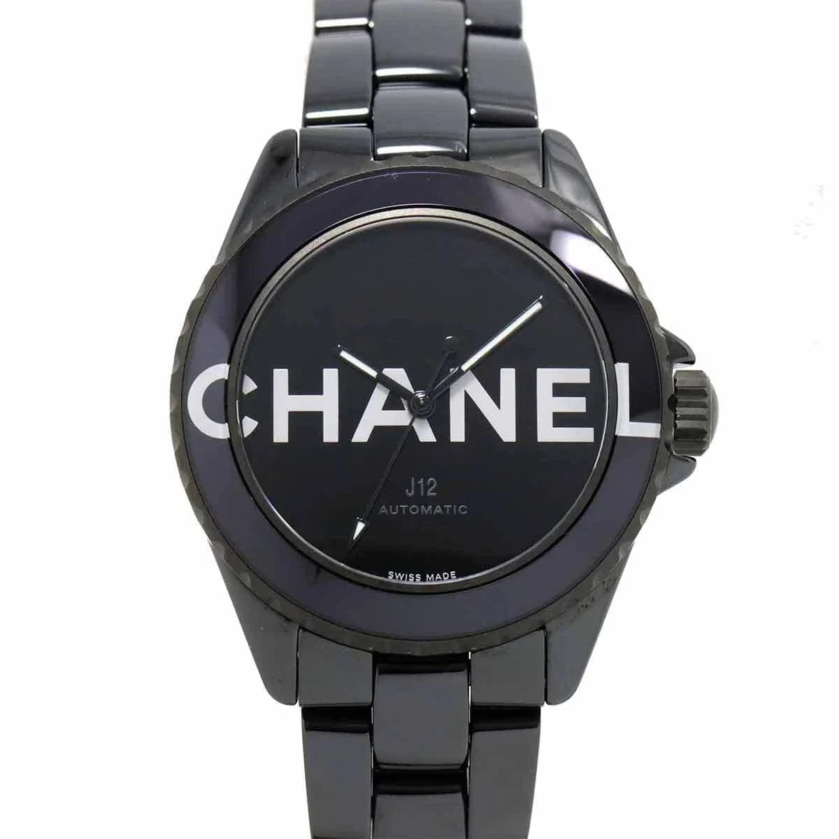 Luxury Promise Japan CHANEL J12 38mm Wanted de Chanel H7418 Ceramic Automatic Black Dial 90278171