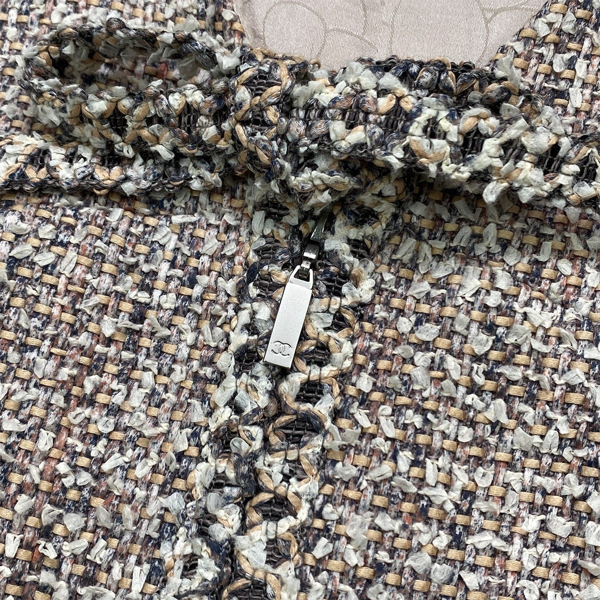 Luxury Promise Japan CHANEL JACKET SKIRT SET PINK TWEED 40 03P RTW 90283146